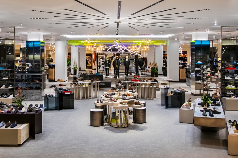 Saks Introduces New Men's Shoe Experience in NYC fifth avenue york city flagship acne studios adidas y-3 amiri alexander mcqueen AXEL ARIGATO X CAT balenciago bally bali brunello cucinelli corthay dior dunhill ERMENEGILDO ZEGNA fila fendiGIUSEPPE ZANOTTI givenchy golden goose gucci john lobb msgm new balance puma prada stone island thome browne timberland