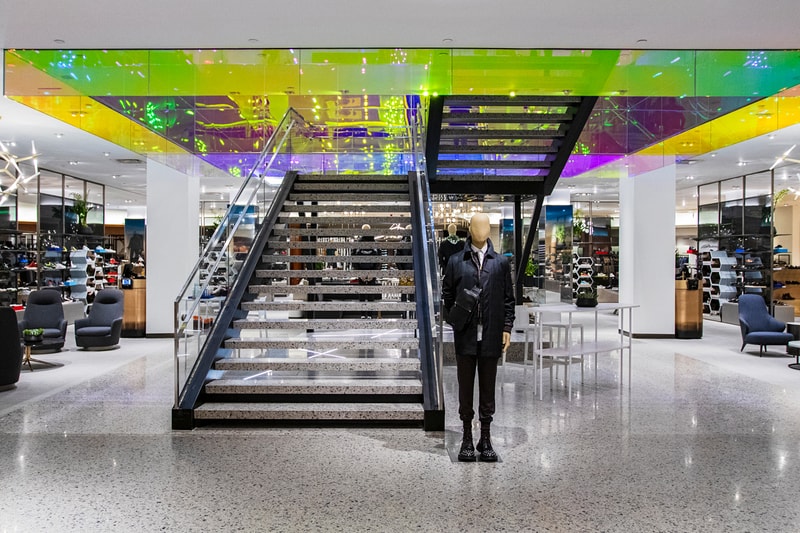 Saks Introduces New Men's Shoe Experience in NYC fifth avenue york city flagship acne studios adidas y-3 amiri alexander mcqueen AXEL ARIGATO X CAT balenciago bally bali brunello cucinelli corthay dior dunhill ERMENEGILDO ZEGNA fila fendiGIUSEPPE ZANOTTI givenchy golden goose gucci john lobb msgm new balance puma prada stone island thome browne timberland