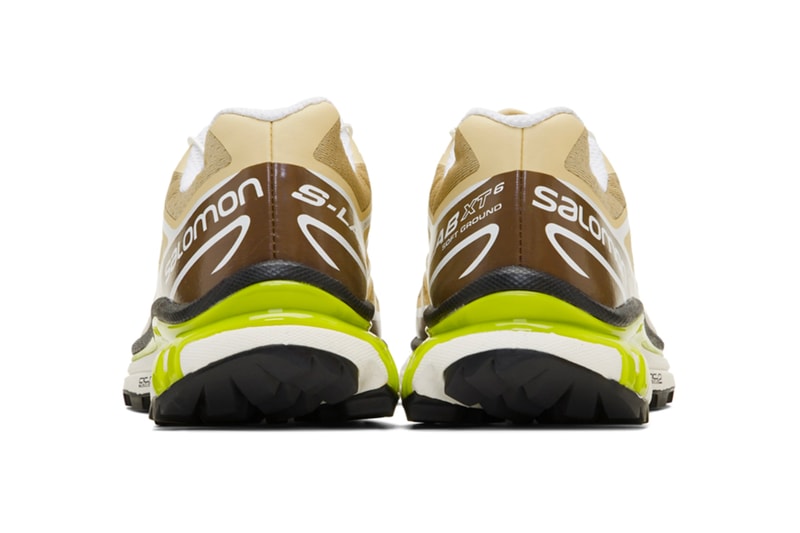 Salomon Limited Edition S LAB XT 6 Softground LT ADV Beige Blue Grey ACS Chassis technology Contragrip Chevron Rubber outsole foam sneaker footwear french performance
