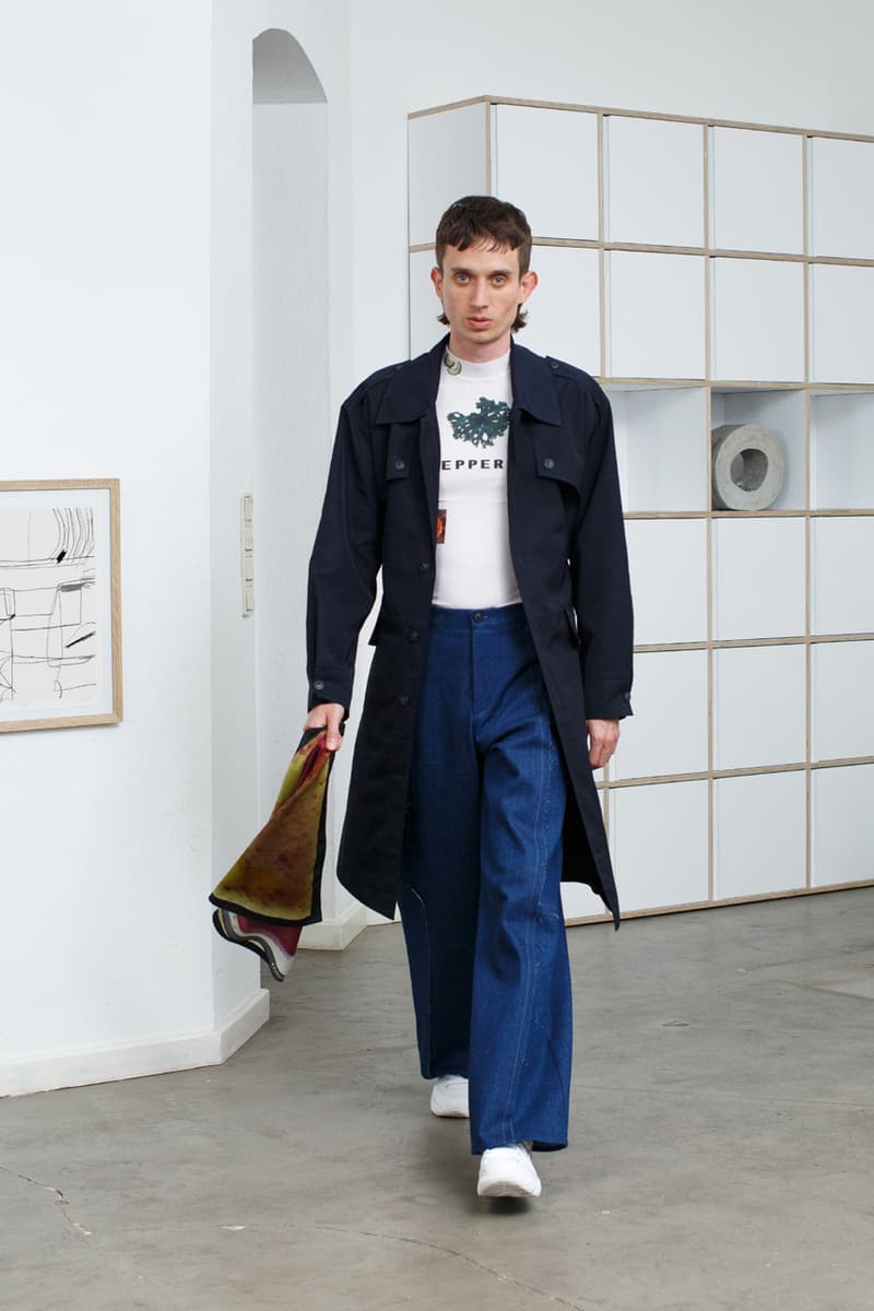 SCHEPPERHEYN Spring/Summer 2020 Lookbook Shirts Pants Shorts Long sleeves Food Purple Onion Navy Blue Black White