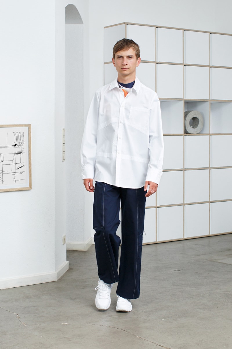 SCHEPPERHEYN Spring/Summer 2020 Lookbook Shirts Pants Shorts Long sleeves Food Purple Onion Navy Blue Black White