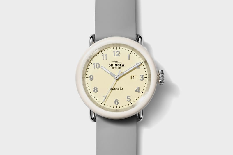 University of Oklahoma Shinola Watch, The Detrola 43mm White Dial at M |  M.LaHart & Co.