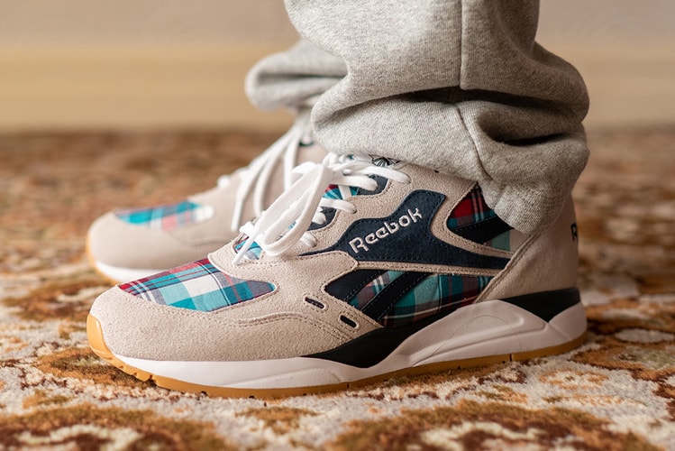 size? 'Ree-Cuts' Reebok's Classic Bolton Sneaker With Plaid Panels
