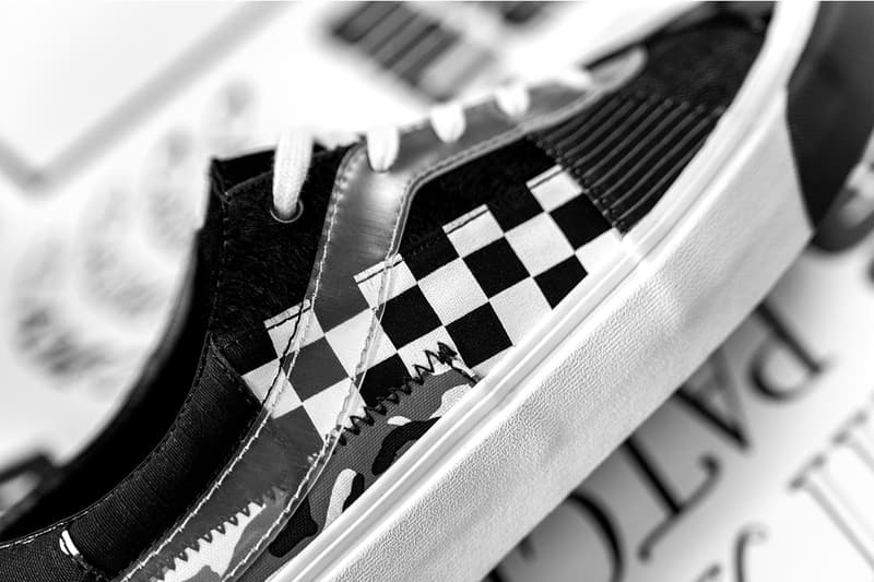 size? x Vans Bold Ni "Patchwork III" Collaboration sneaker Drop release date info buy colorway black white august 30 2019 web store app