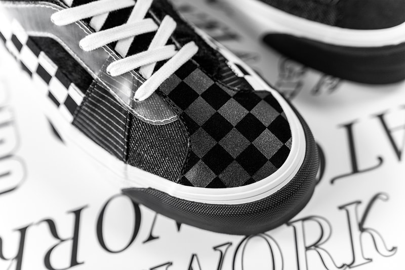 size? x Vans Bold Ni "Patchwork III" Collaboration sneaker Drop release date info buy colorway black white august 30 2019 web store app