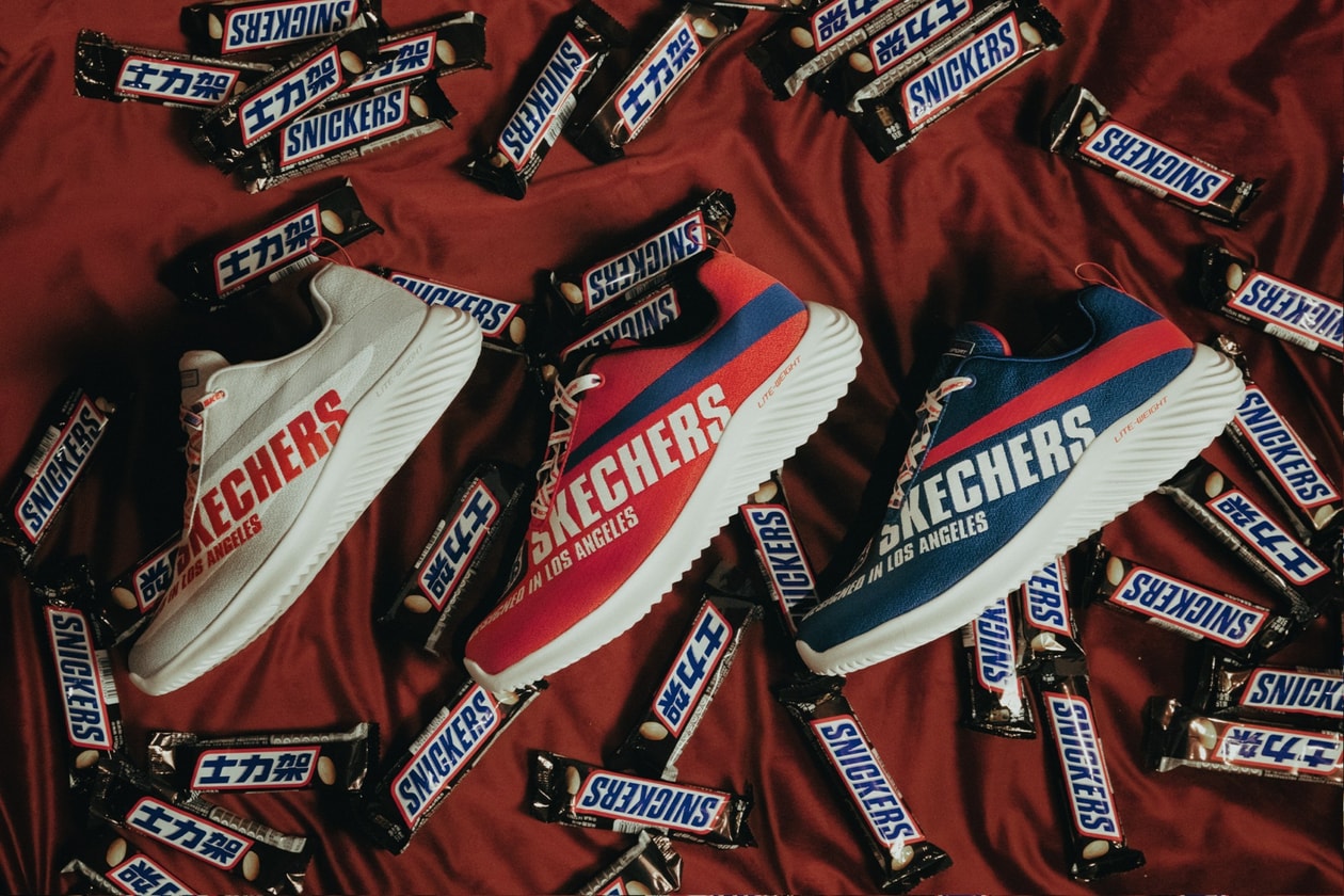 Skechers and Snickers Unveil Footwear Collaboration Chocolate candy 