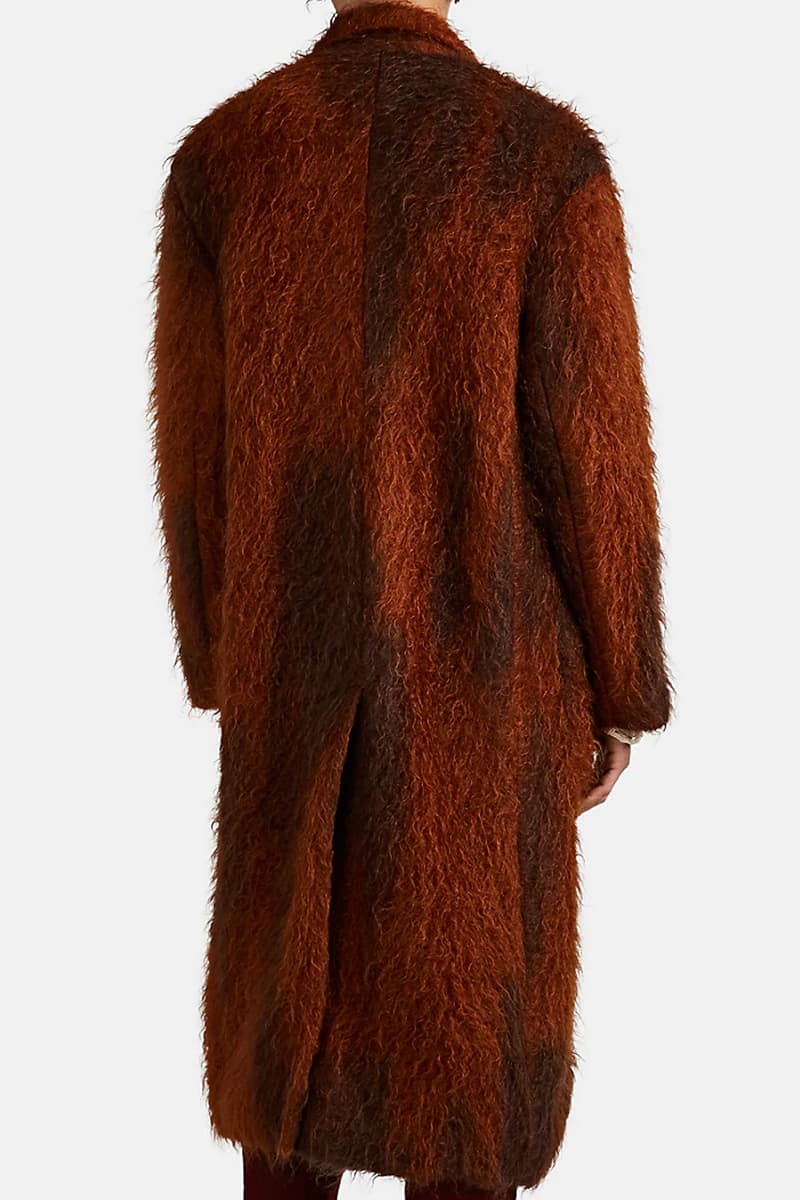 song for the mute fuzzy mohair blend two button topcoat coat fall winter 2019 release