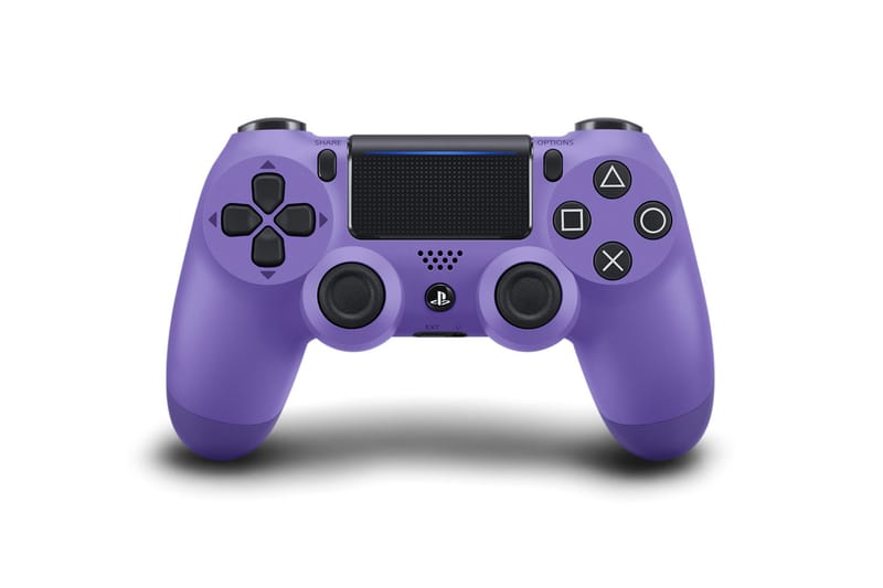 ps4 controller electric purple