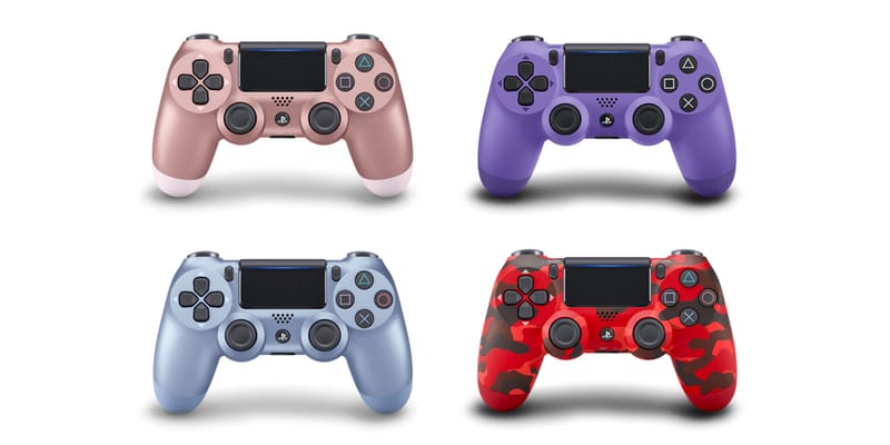 light blue and purple ps4 controller