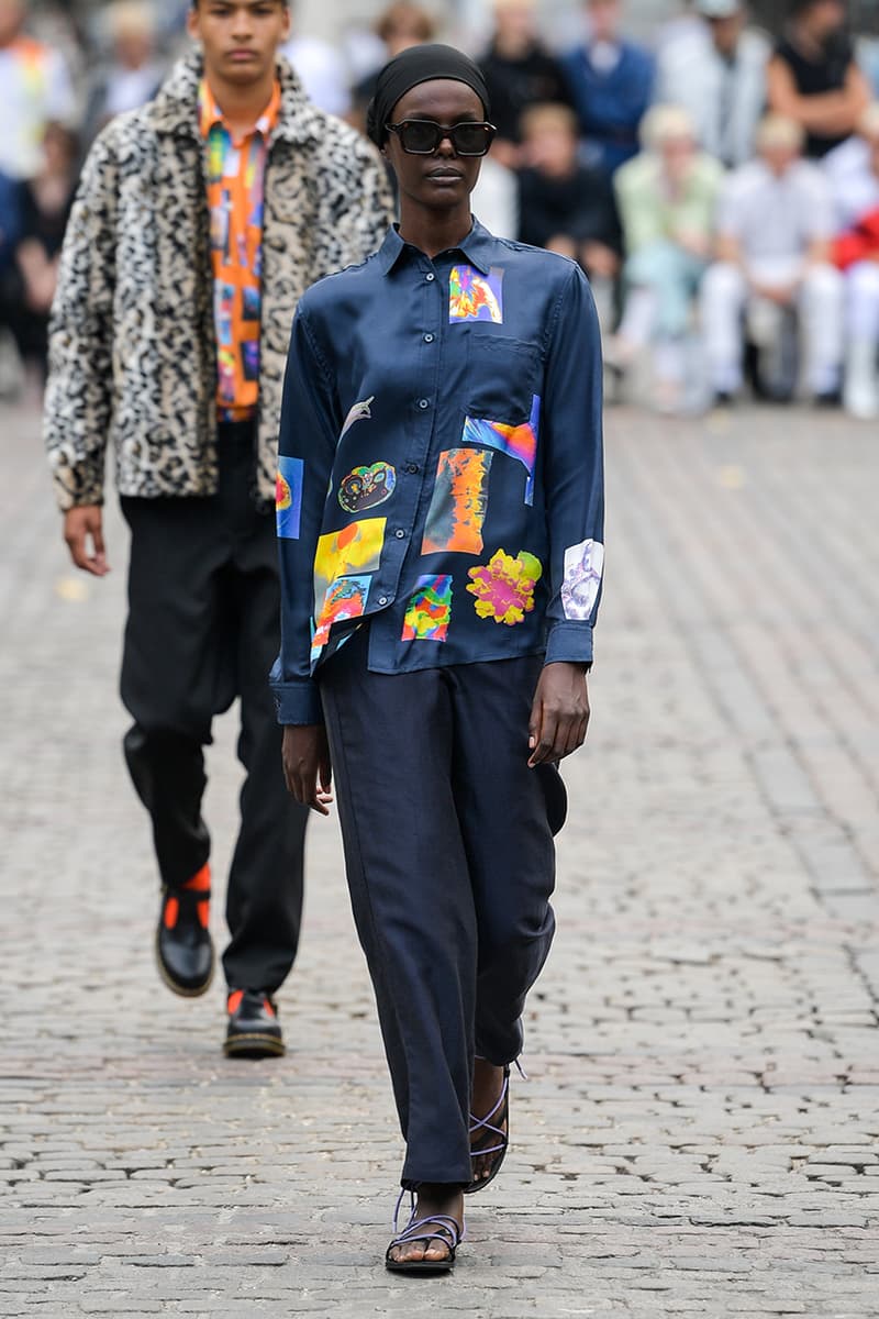 Soulland Spring/Summer 2020 SS20 Copenhagen Fashion Week Runway Presentation Menswear Womenswear Full Showcase Nike SB Blazer Mid Snakeskin Print Dunk High Pro "FRI.day Part 0.2" 