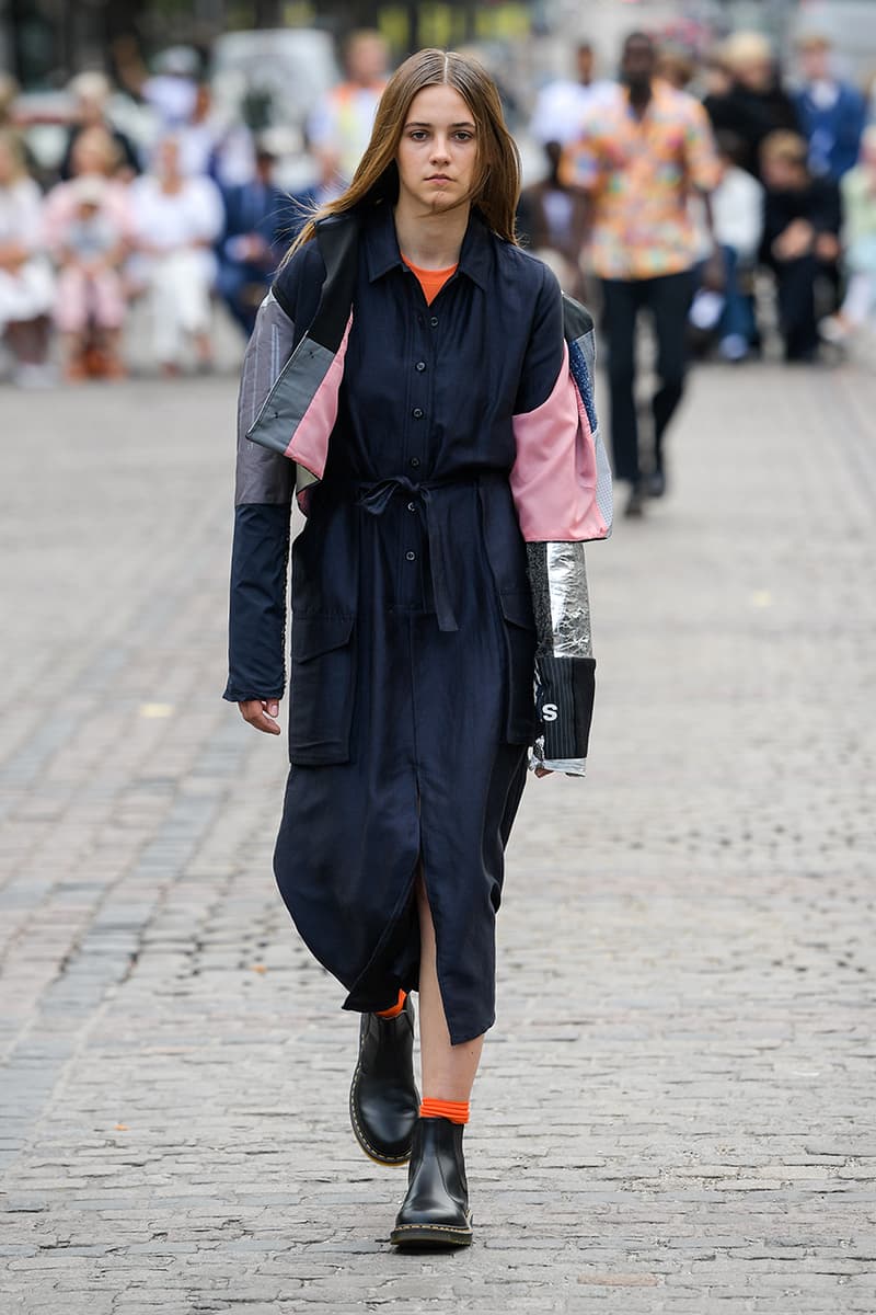 Soulland Spring/Summer 2020 SS20 Copenhagen Fashion Week Runway Presentation Menswear Womenswear Full Showcase Nike SB Blazer Mid Snakeskin Print Dunk High Pro "FRI.day Part 0.2"