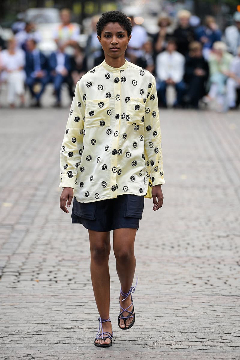 Soulland Spring/Summer 2020 SS20 Copenhagen Fashion Week Runway Presentation Menswear Womenswear Full Showcase Nike SB Blazer Mid Snakeskin Print Dunk High Pro "FRI.day Part 0.2"