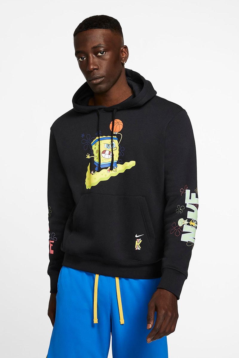'Spongebob Squarepants' x Nike Kyrie Clothing collection collaboration release info drop buy CQ7184-010 SK0086-100