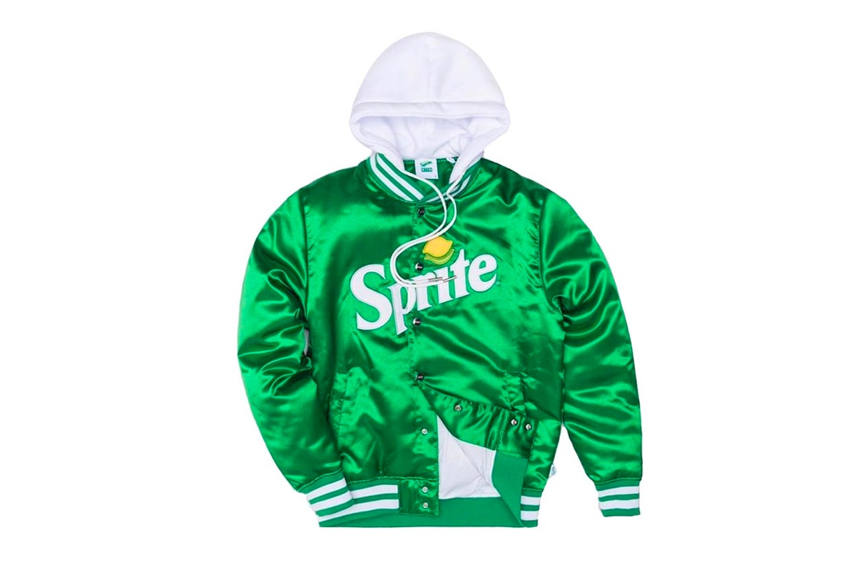 Sprite KITH 2019 Capsule Collaboration First Look Ronnie Fieg Jacket Hoodie T shirt Socks Coca cola Stance