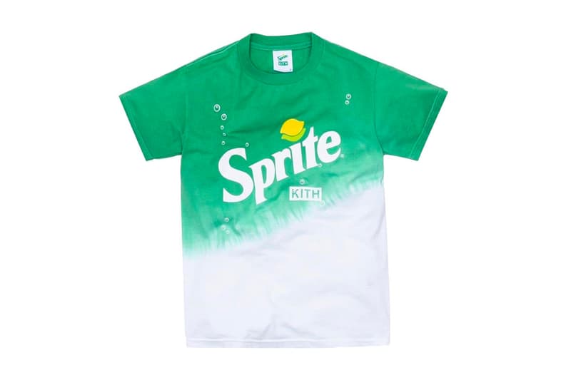Sprite KITH 2019 Capsule Collaboration First Look Ronnie Fieg Jacket Hoodie T shirt Socks Coca cola Stance