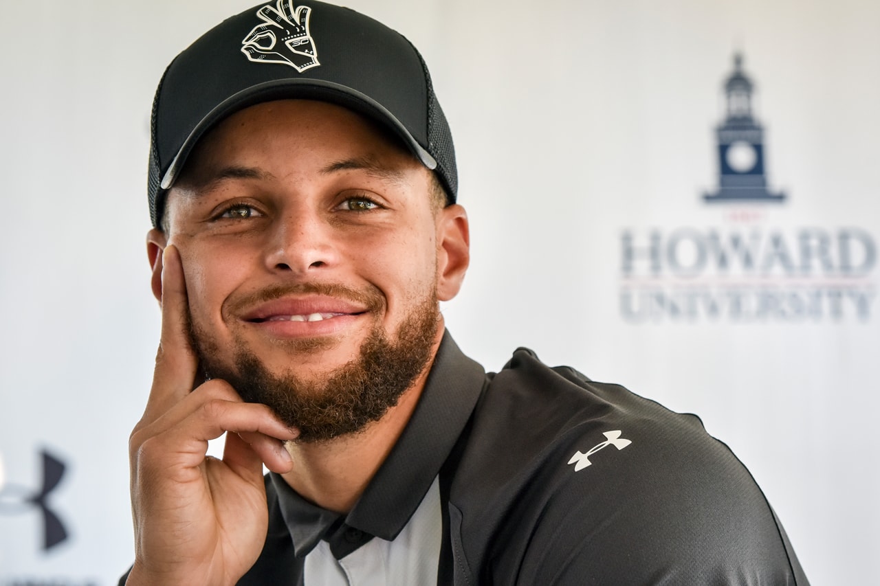Steph Curry Sponsors HBCU Howard University mens and womens golf teams for 2020 2021 academic year golf collection golden state warriors superstar nba under armour instagram