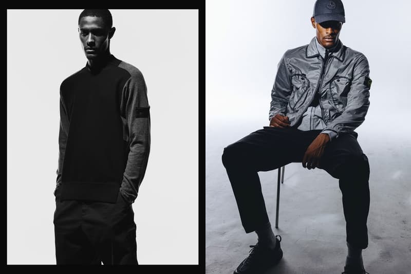 HAVEN Stone Island Fall/Winter 2019 Editorial Shadow Project outerwear technical apparel italy sportswear casual menswear streetwear jackets mid-layers sweatshirts t-shirts bombers