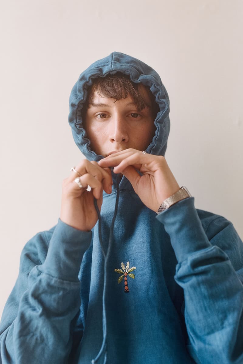 STORY mfg. "Earthtone" Fall/Winter 2019 FW19 Collection Lookbook Images Season British Brand Sustainable Organic Materials Plant-Powered Fabrics Dyes India Renewable Energy Cotton Cutouts Paper Labels Pub Culture 