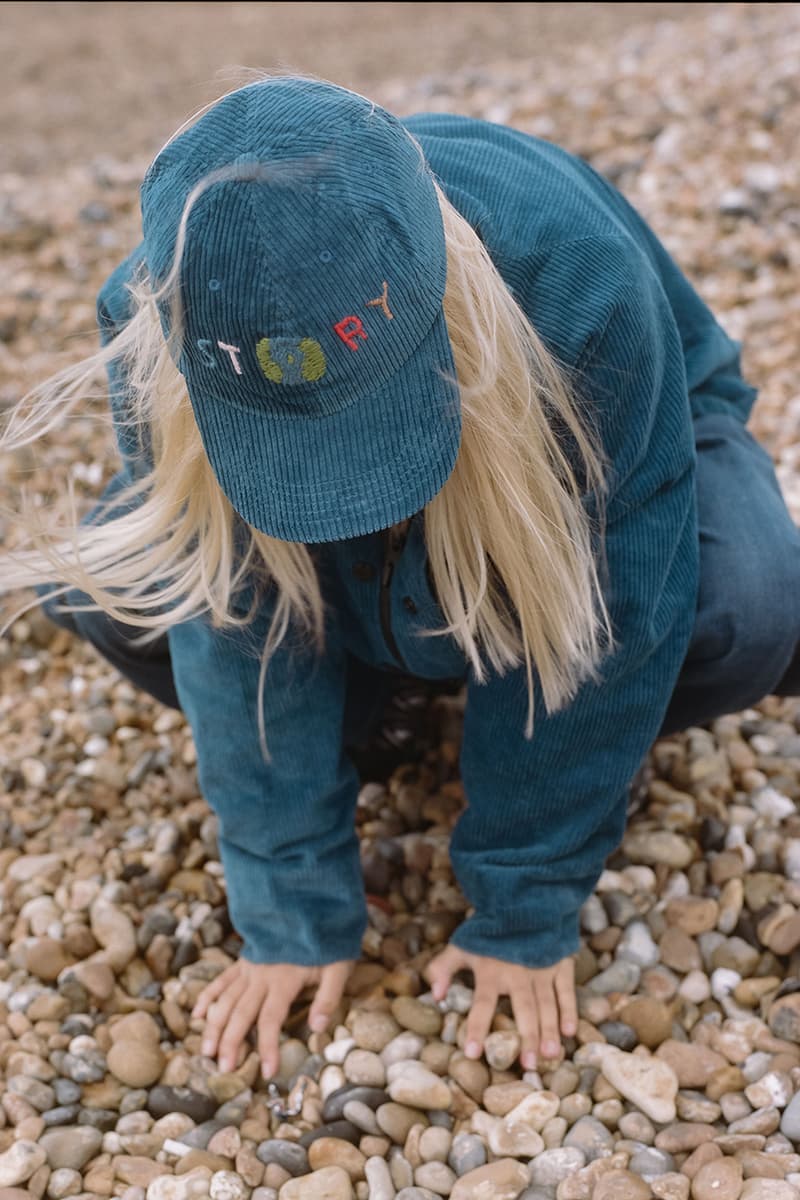 STORY mfg. "Earthtone" Fall/Winter 2019 FW19 Collection Lookbook Images Season British Brand Sustainable Organic Materials Plant-Powered Fabrics Dyes India Renewable Energy Cotton Cutouts Paper Labels Pub Culture