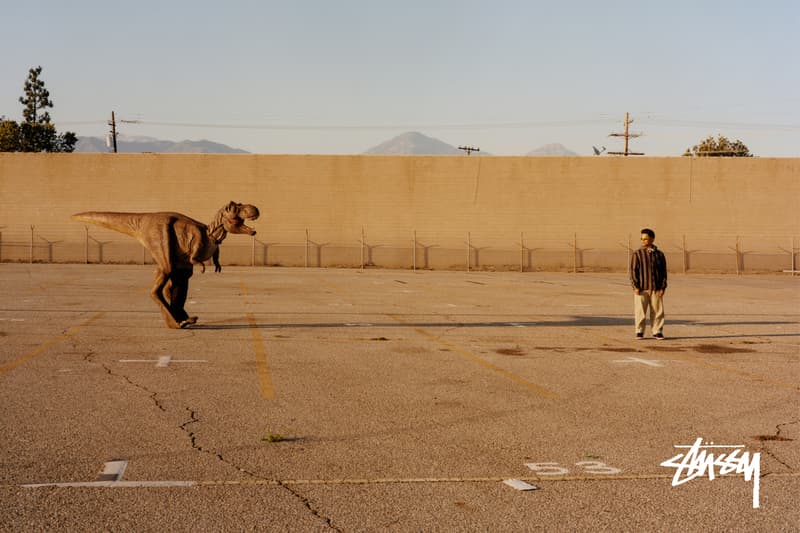 Stüssy Fall 2019 Campaign Collection Shirts Jackets Long Sleeves Towels Stripes Checkered Green Burnt Orange Brown 