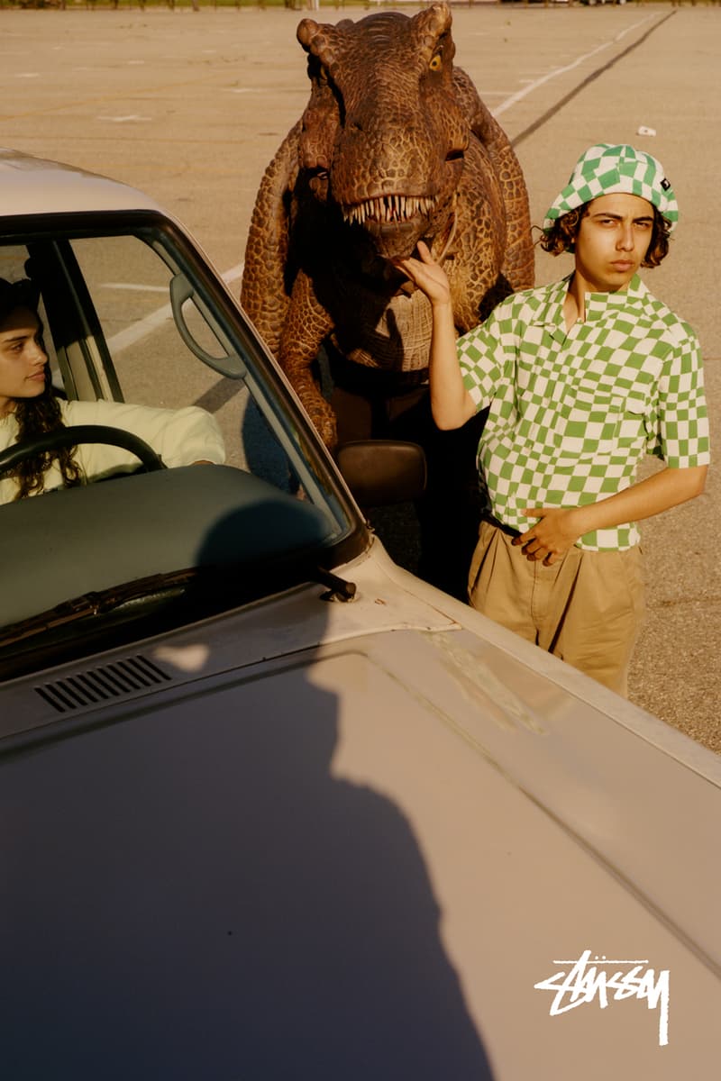 Stüssy Fall 2019 Campaign Collection Shirts Jackets Long Sleeves Towels Stripes Checkered Green Burnt Orange Brown
