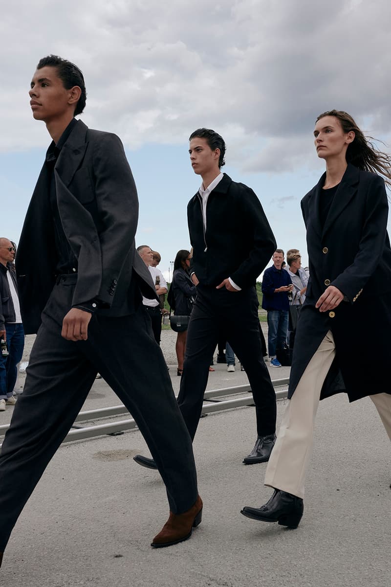 Sunflower 03 Spring/Summer 2020 SS20 Copenhagen Fashion Week "Neon Country" Menswear Tailoring Runway Collections Presentations Ulrik Pedersen Italian Made Cowboy Boots Buttero