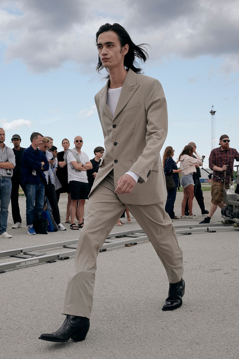 Sunflower 03 Spring/Summer 2020 SS20 Copenhagen Fashion Week "Neon Country" Menswear Tailoring Runway Collections Presentations Ulrik Pedersen Italian Made Cowboy Boots Buttero