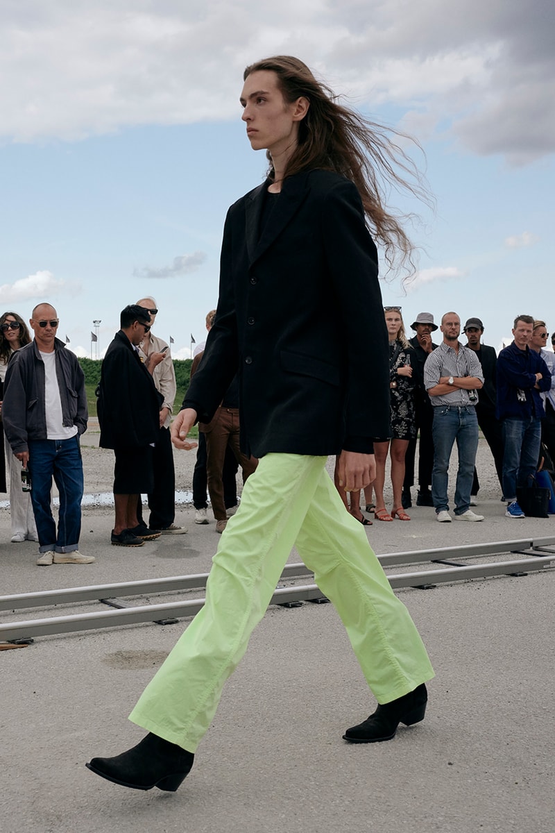 Sunflower 03 Spring/Summer 2020 SS20 Copenhagen Fashion Week "Neon Country" Menswear Tailoring Runway Collections Presentations Ulrik Pedersen Italian Made Cowboy Boots Buttero