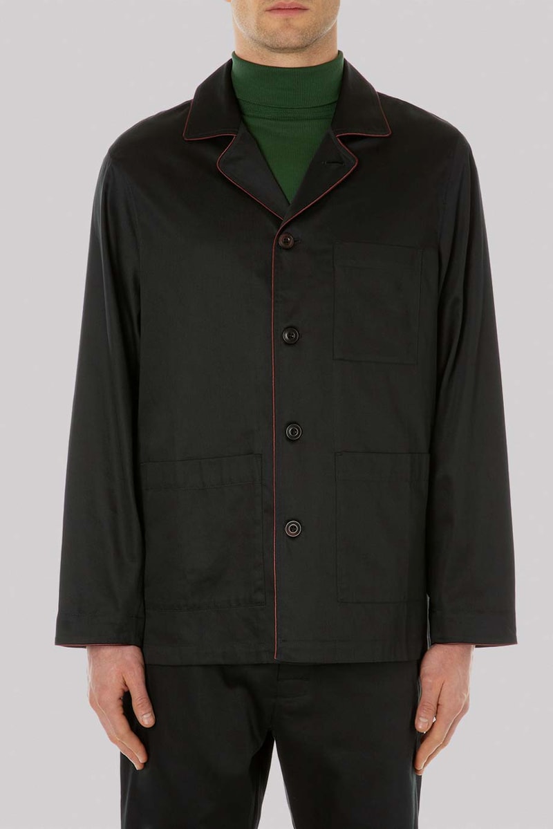 Sunspel Lemaire Fall/Winter 2019 Collection Pajamas Tops Bottoms Turtlenecks Tees Black Pink Green Marble Red