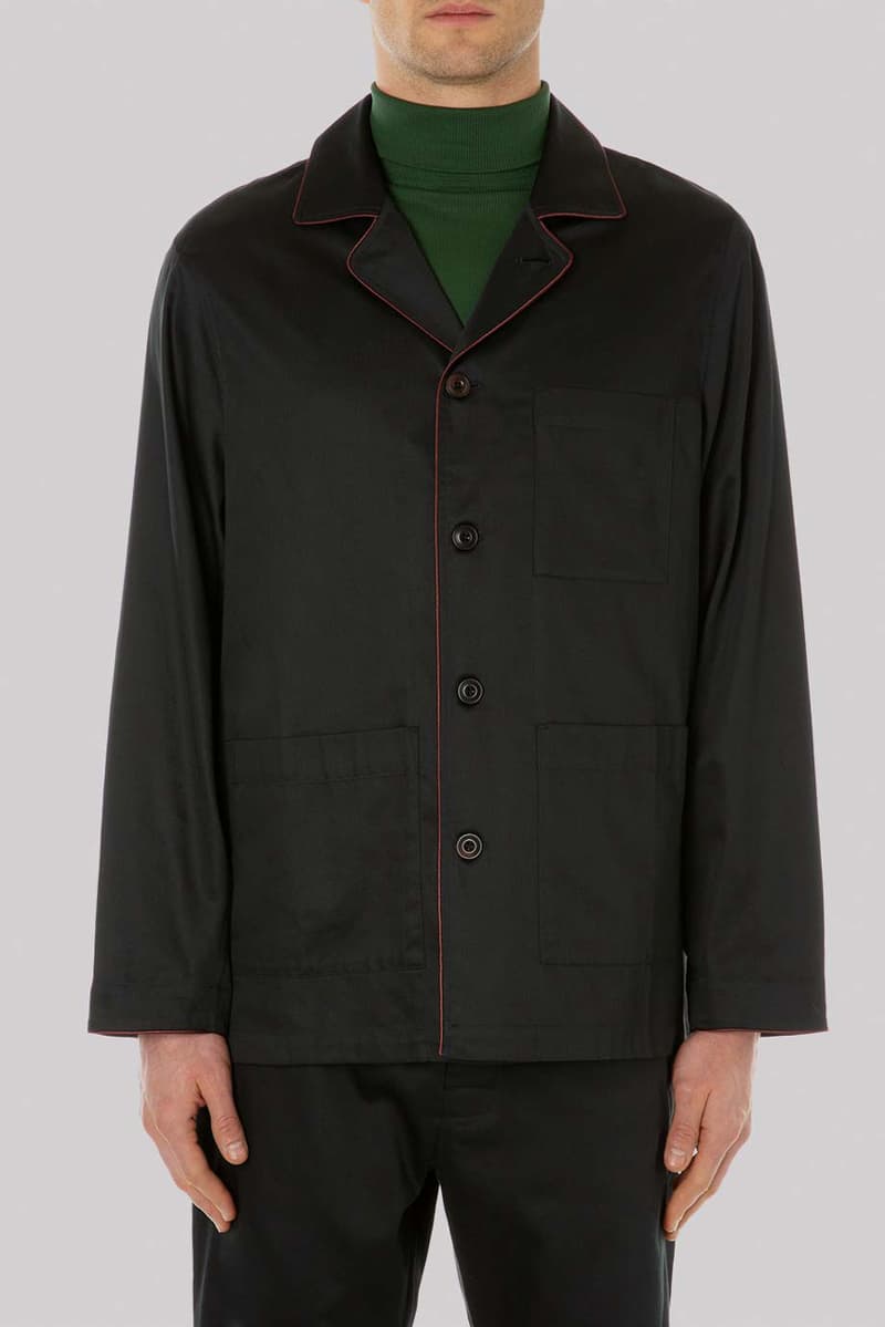 Sunspel Lemaire Fall/Winter 2019 Collection Pajamas Tops Bottoms Turtlenecks Tees Black Pink Green Marble Red