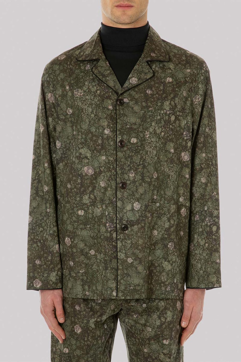 Sunspel Lemaire Fall/Winter 2019 Collection Pajamas Tops Bottoms Turtlenecks Tees Black Pink Green Marble Red