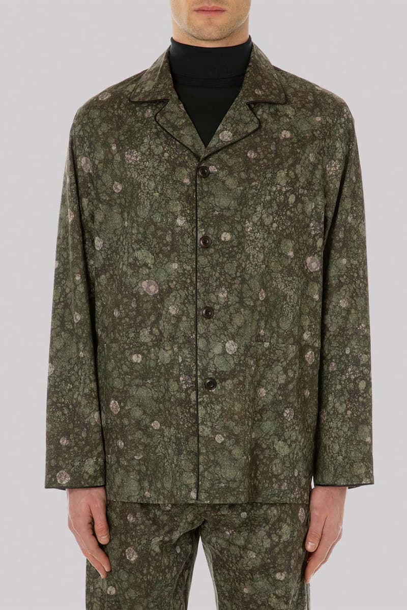 Sunspel Lemaire Fall/Winter 2019 Collection Pajamas Tops Bottoms Turtlenecks Tees Black Pink Green Marble Red