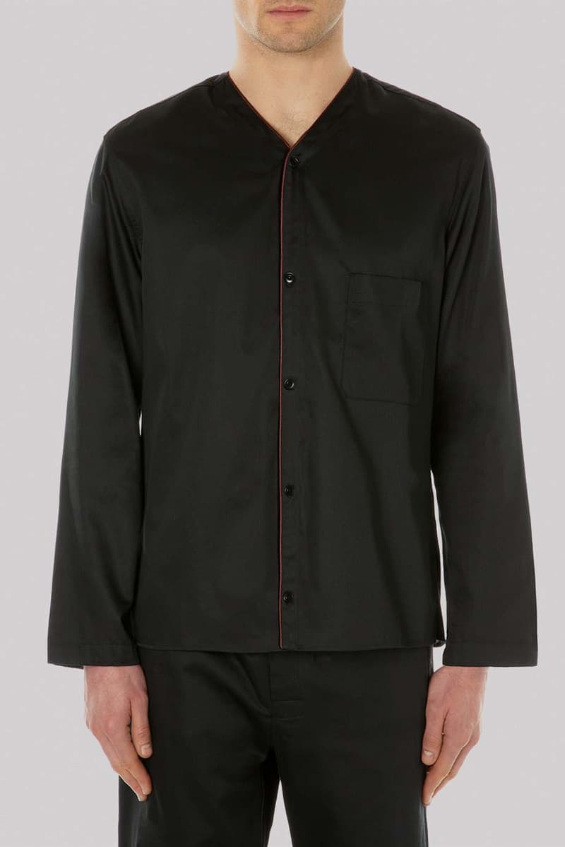 Sunspel Lemaire Fall/Winter 2019 Collection Pajamas Tops Bottoms Turtlenecks Tees Black Pink Green Marble Red