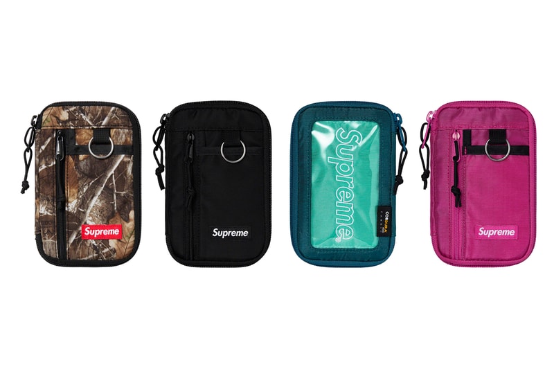 Supreme Fall/Winter 2019 Accessories Carrying Case Camo Black Purple Green