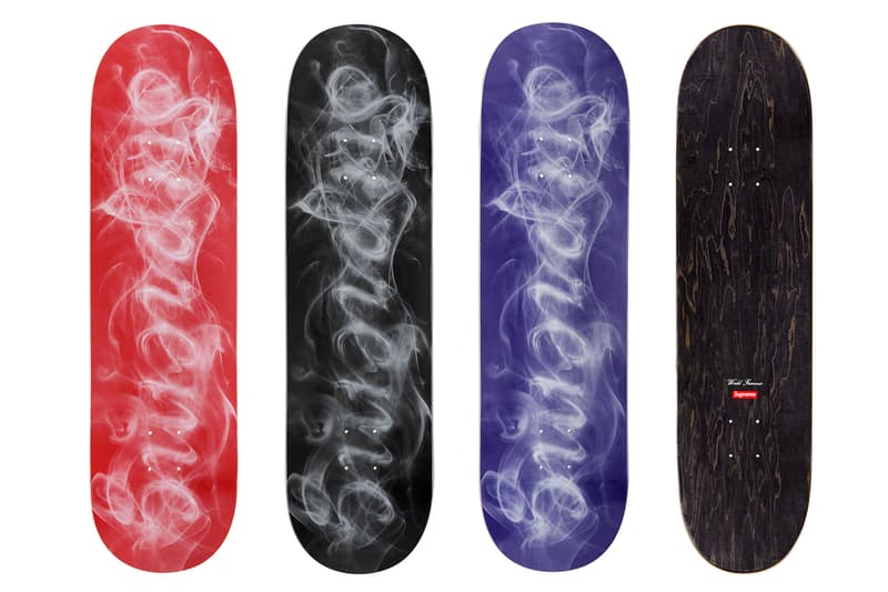 Supreme Fall/Winter 2019 Accessories Skate Decks Smoke Logo