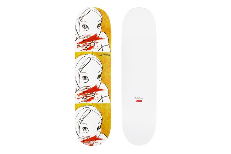 Supreme Fall/Winter 2019 Accessories Skate Decks AOI Japanese Art Sketch