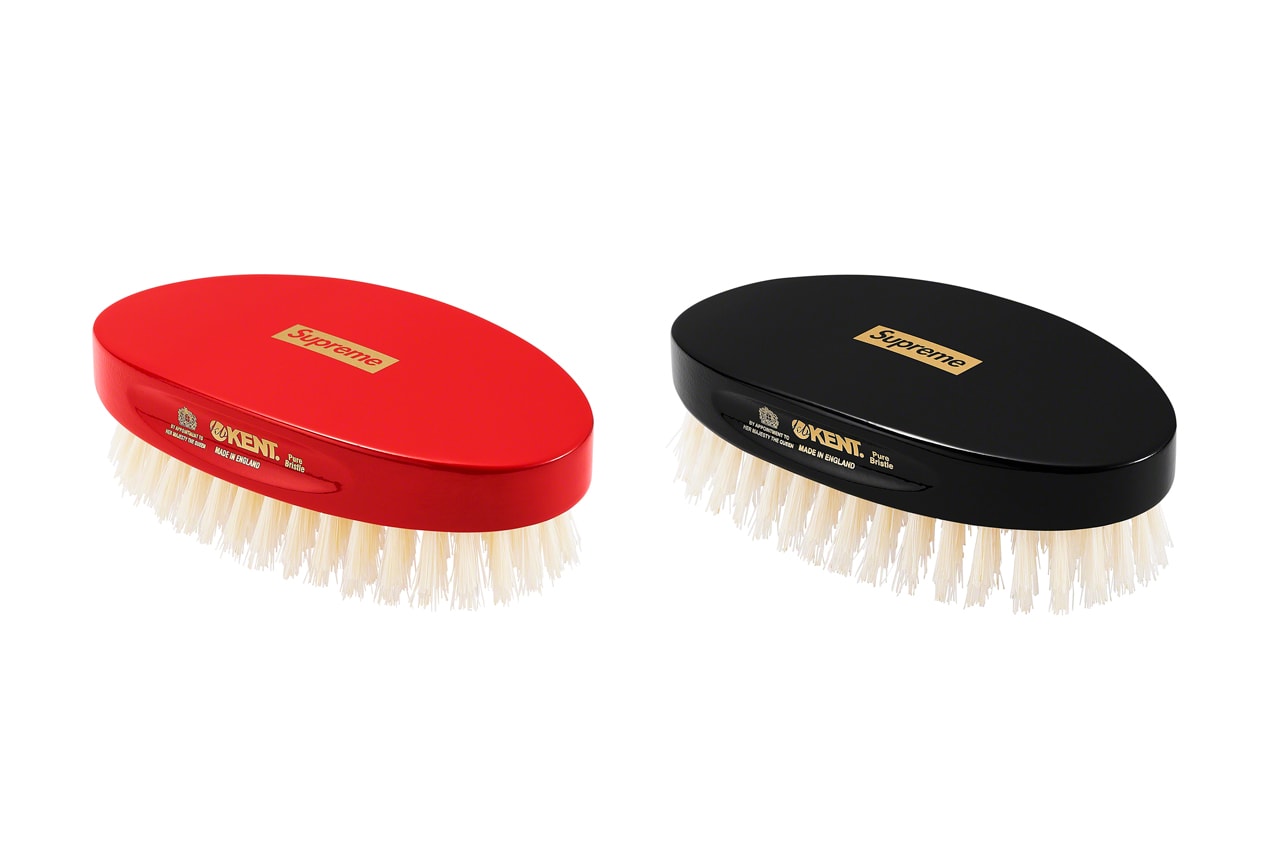 Supreme Fall/Winter 2019 Accessories Red Black Hair Brush