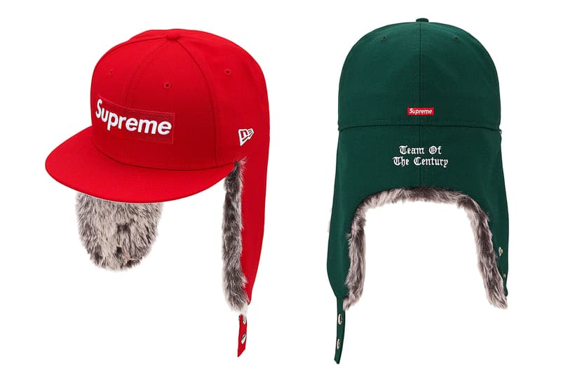 Supreme Fall/Winter 2019 Hats, Caps and Beanies Camo Red yarn Stripes Dots Cuffed