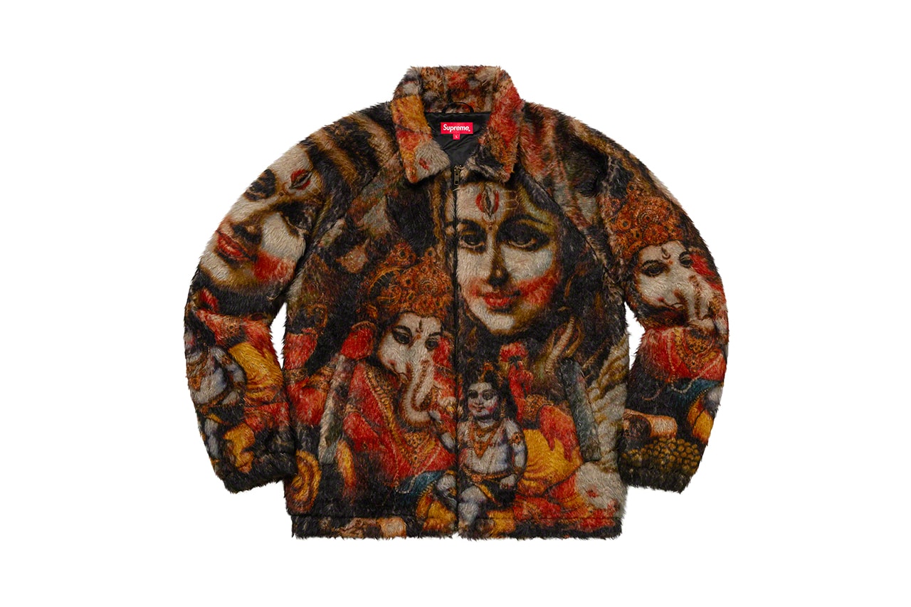 Supreme Fall/Winter 2019 Jackets Outerwear Leather Schott Riders GORE-TEX Camo hindu indian native american 