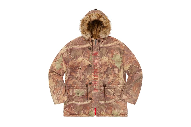 Supreme Fall/Winter 2019 Jackets Outerwear Leather Schott Riders GORE-TEX Camo hindu indian native american 