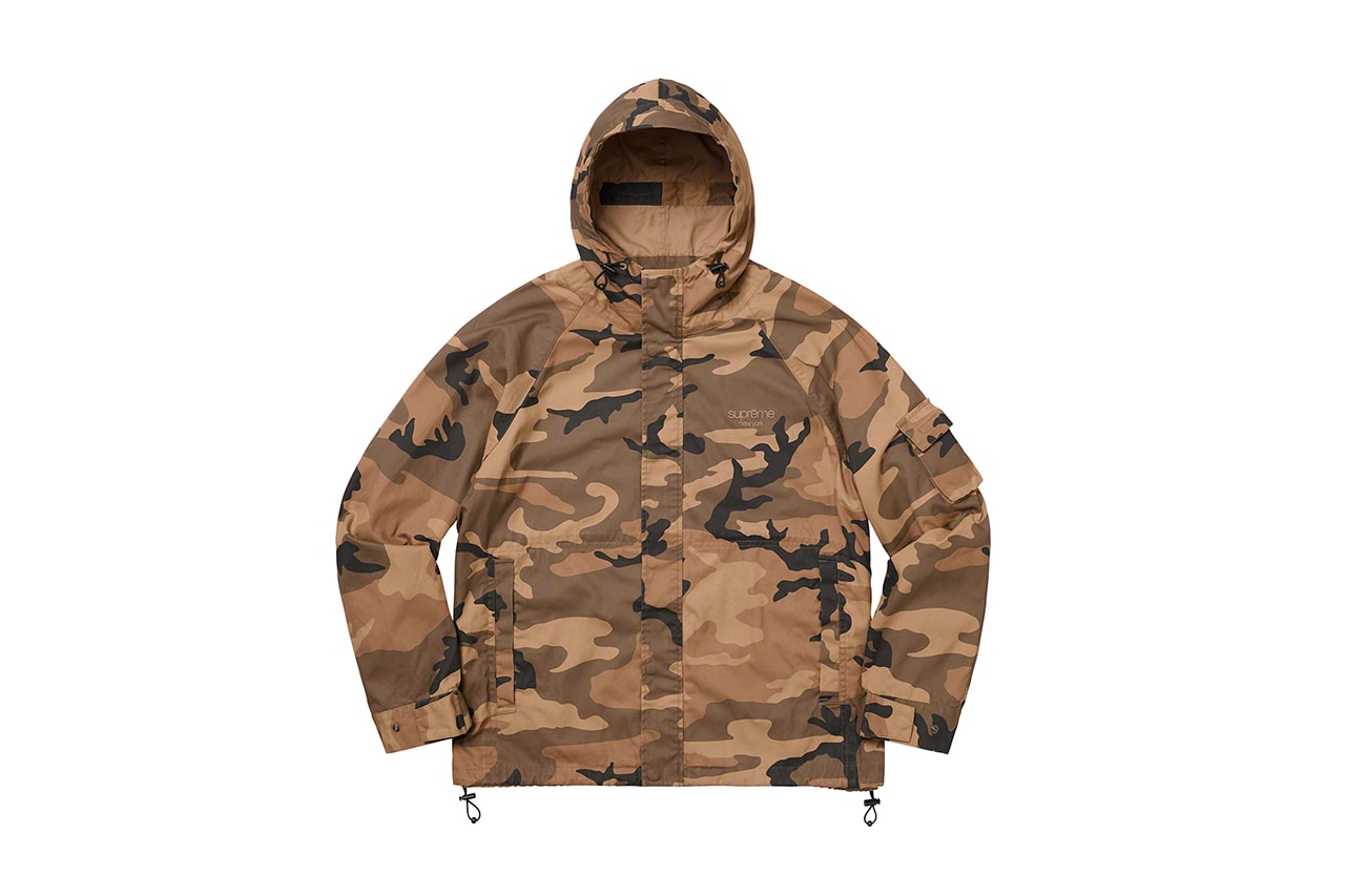 Supreme Fall/Winter 2019 Jackets Outerwear Leather Schott Riders GORE-TEX Camo hindu indian native american 