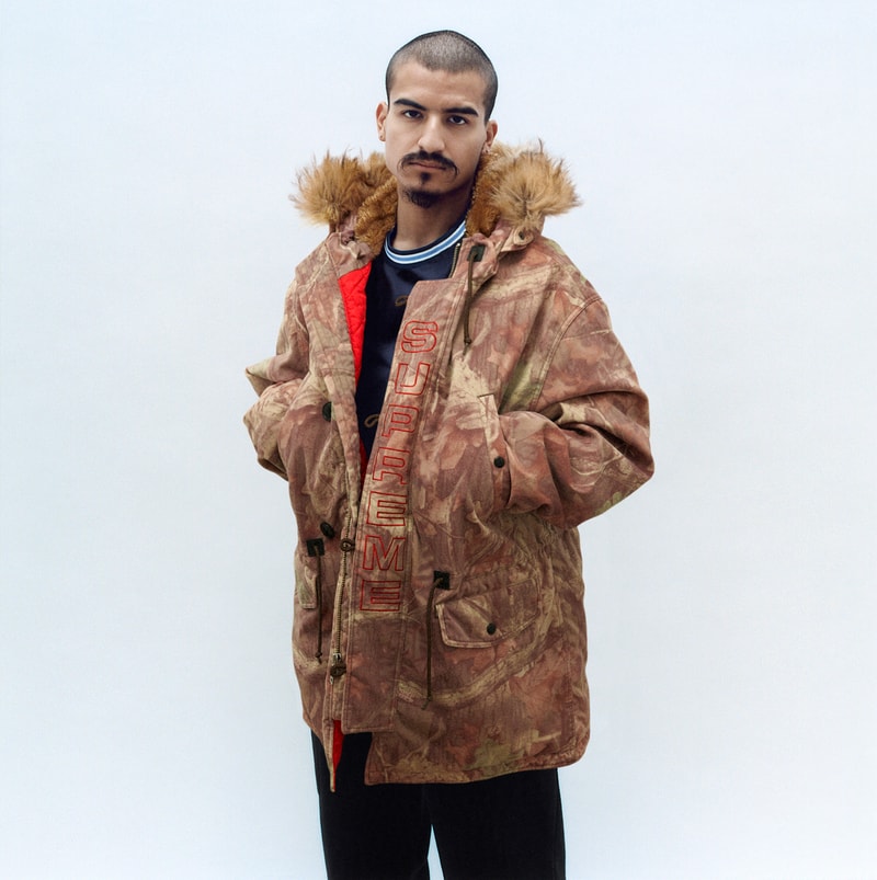 Supreme Fall Winter 2019 Lookbook Jackets Tees Hoodies Pants Sweats Box Logo Camo GORE TEX