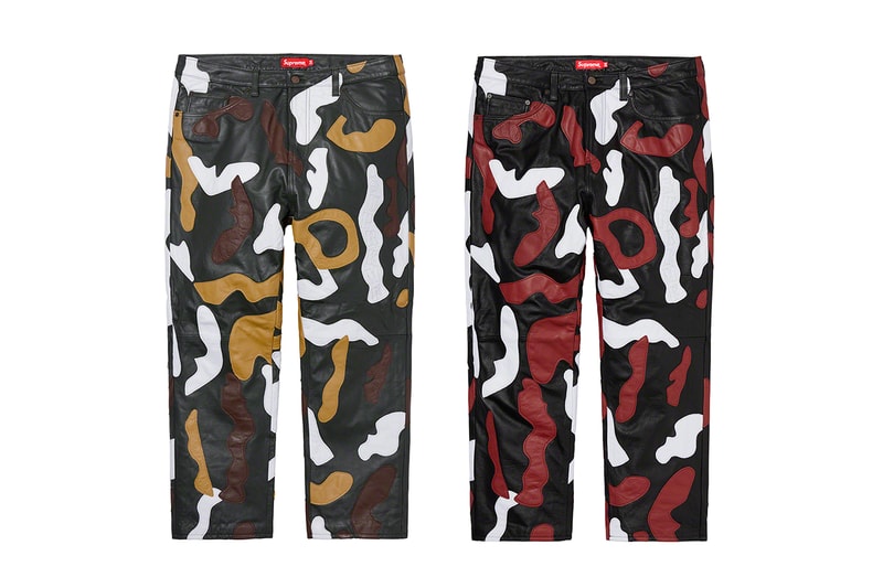 Supreme Fall/Winter 2019 Pants Camo GORE-TEX Shorts Sweatpants Jeans Chinos Purple