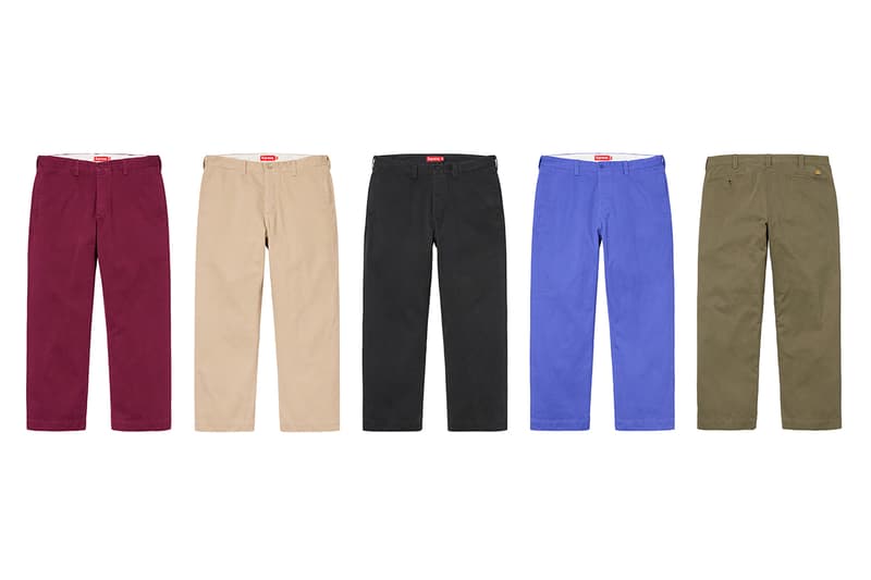 Supreme Fall/Winter 2019 Pants Camo GORE-TEX Shorts Sweatpants Jeans Chinos Purple