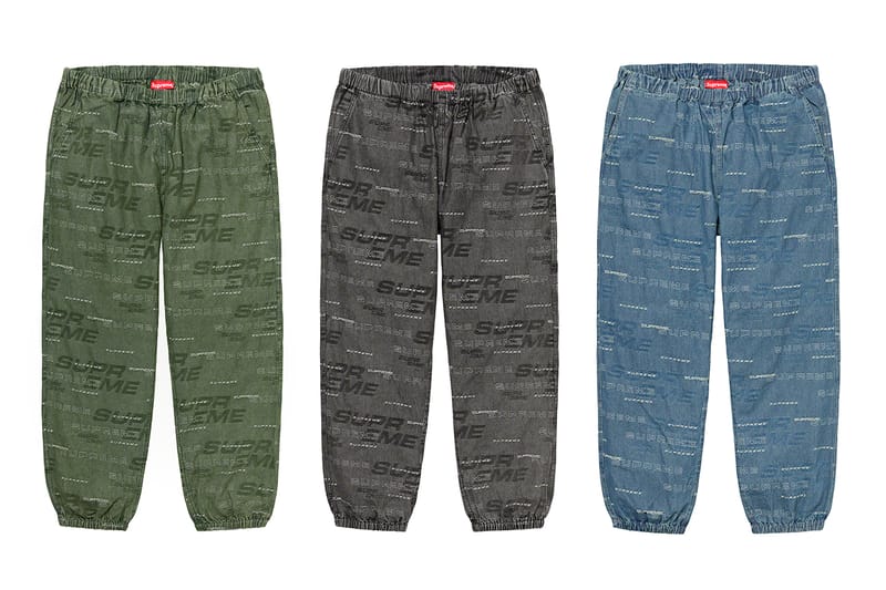 supreme green pants