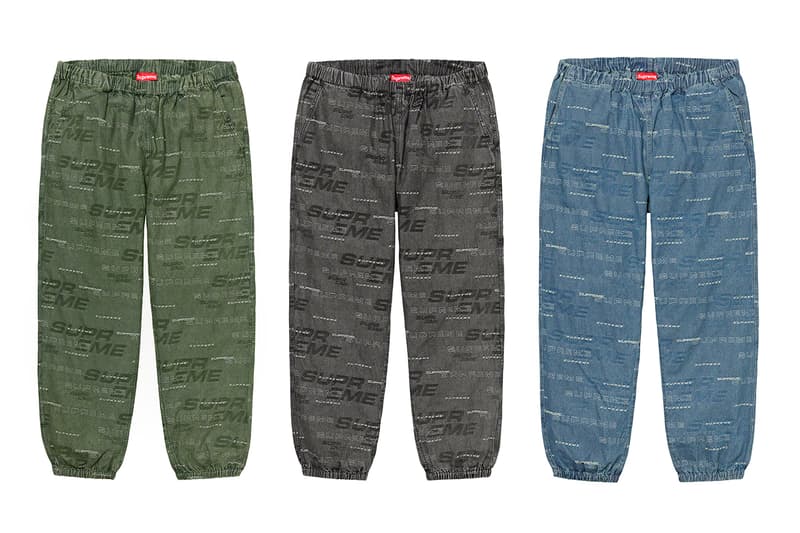 Supreme Fall/Winter 2019 Pants Camo GORE-TEX Shorts Sweatpants Jeans Chinos Purple