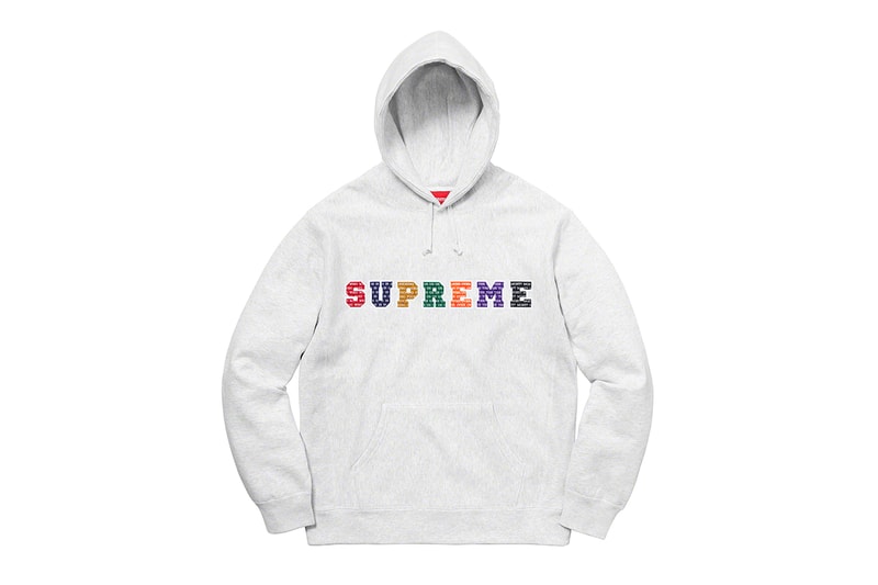 Supreme Fall Winter 2019 Sweats and Hoodies Box Logo Paisley Blue Camo Yellow Script Heaven and Earth Art 8 ball