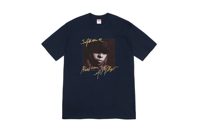 Supreme Fall/Winter 2019 T-Shirts and Tees Mary J Blige Photo Tee Box Logo Kill Yourself Art 