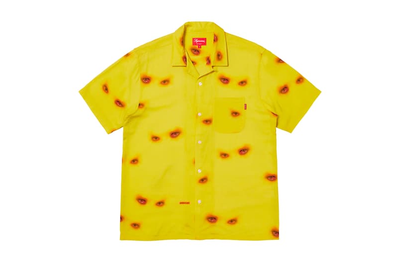 Supreme Fall Winter 2019 Shirts and Tops Button Ups Paisley Yellow Red Supreme Is Love The Smiths Morrissey