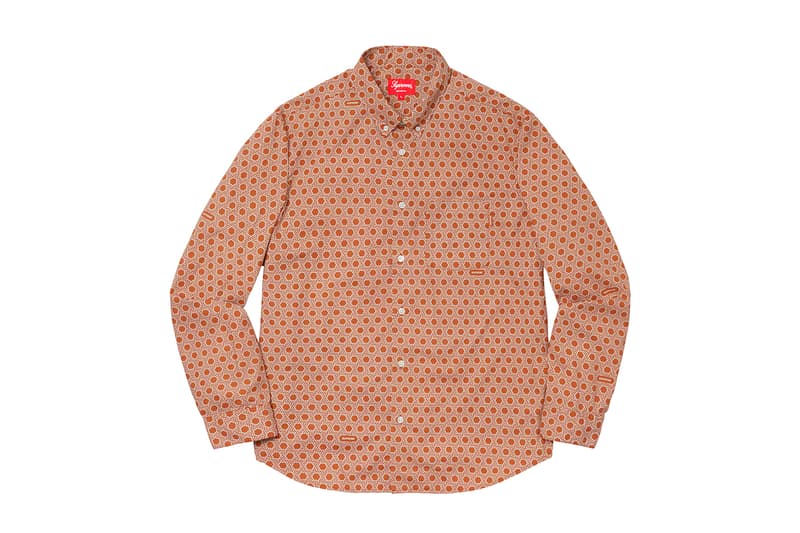 Supreme Fall Winter 2019 Shirts and Tops Button Ups Paisley Yellow Red Supreme Is Love The Smiths Morrissey